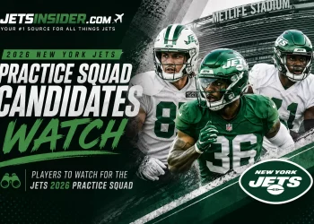A look at the New York Jets players with the best chance to earn a spot on the 2026 practice squad and contribute throughout the season.