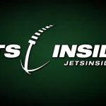 The words Jets Insider in white on a black background