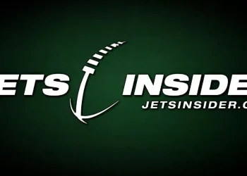 The words Jets Insider in white on a black background